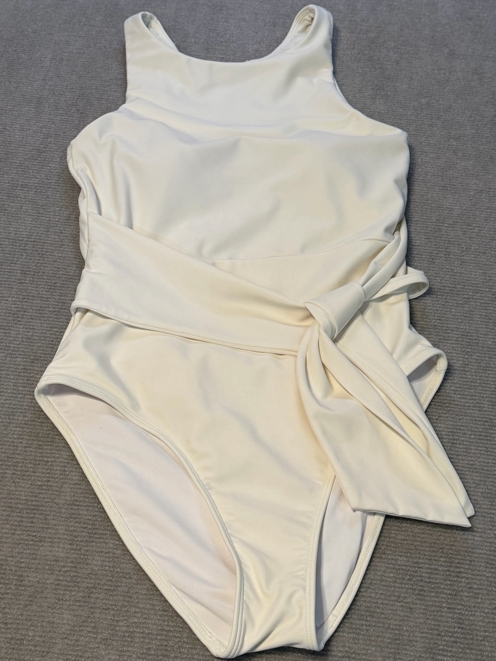 Summersalt Ivory Wrap One Piece Swimsuit Size 4 Quiet Luxury Coastal Chic